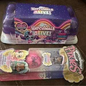 Hatchimals Pixies Neon Rainbow Dolls